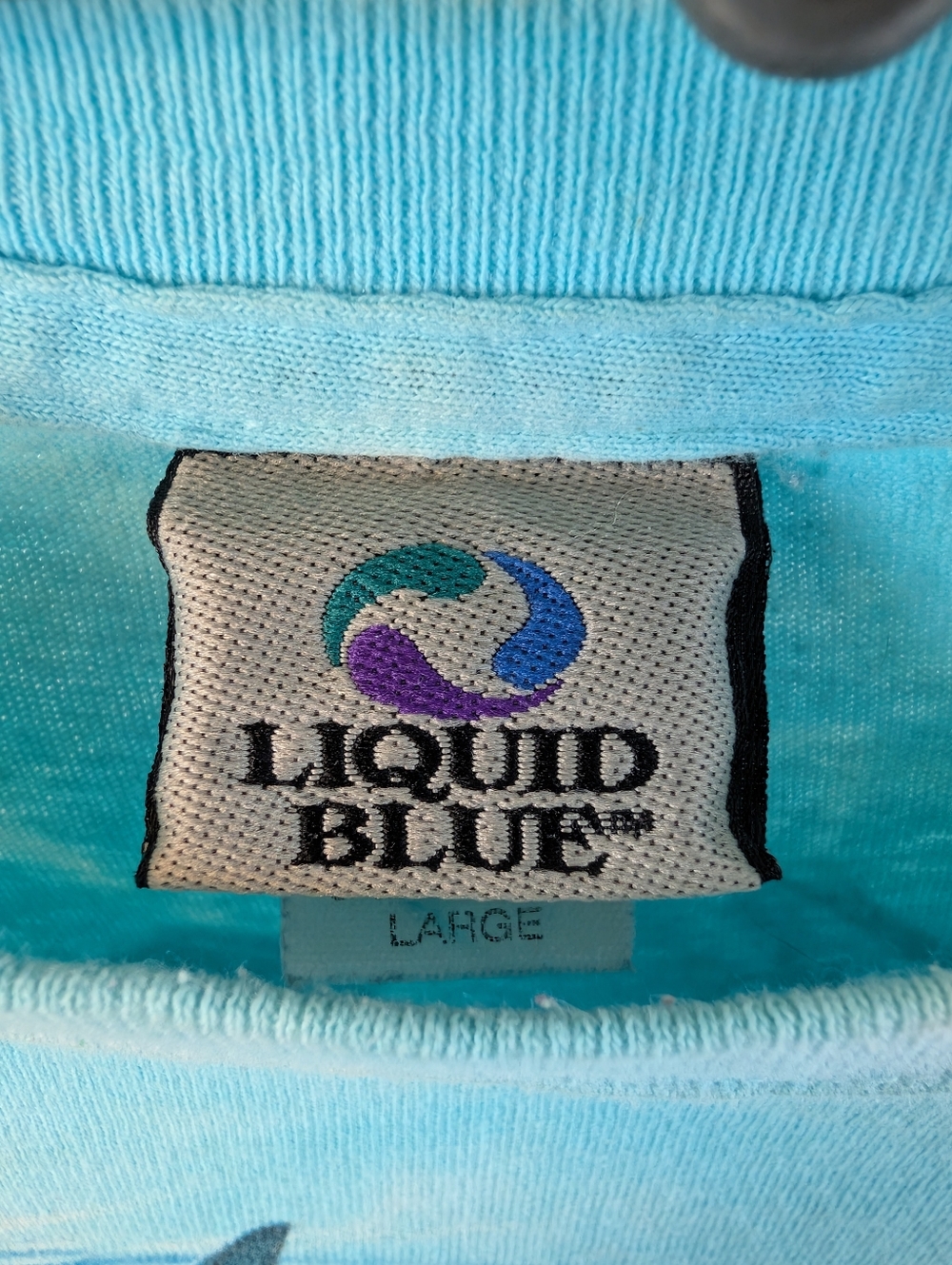 LIQUID BLUE *ULTRA RARE*(1 of 1) bc of Print On Back And Sleeve 'All Over Print' - Picture 3 of 12